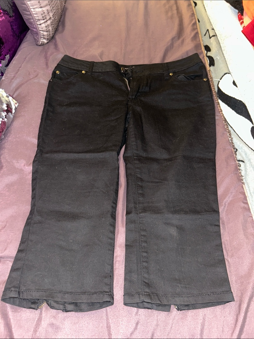 Boom Boom Jeans Women's Black Flare Jeans